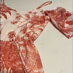 LOFT off the shoulder petal sleeve dress